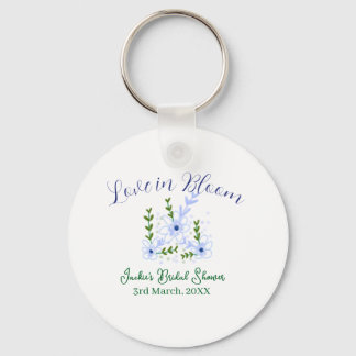 Purple boho love in Bloom bridal shower name retro Schlüsselanhänger