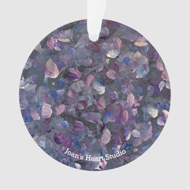 Purple Bubbles Ornament (devant)