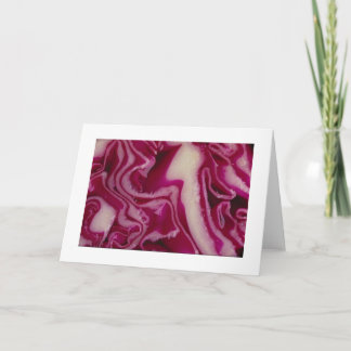 Purple Cabbage Card Karte