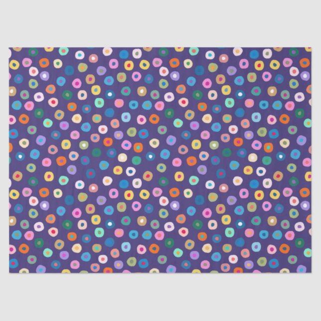 Purple candy Tissue Paper Seidenpapier (Vorderseite)