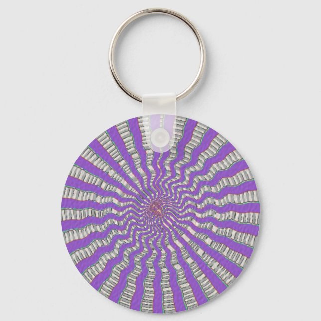Purple Chakra - Cool Purple Breeze Schlüsselanhänger (Vorderseite)