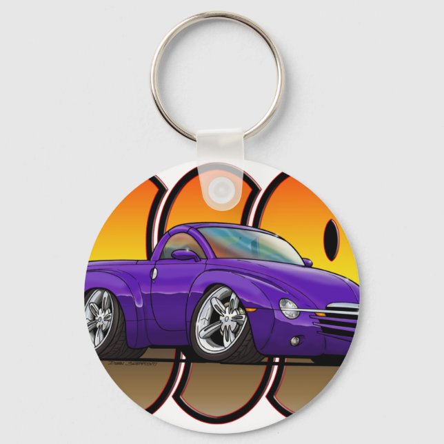 Purple Chevy SSR Schlüsselanhänger (Vorderseite)