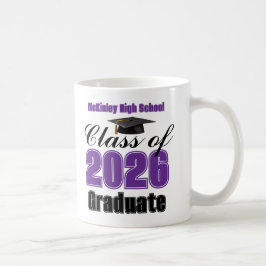 Purple Class of 2026 Graduation Keepsake Kaffeetasse