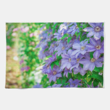 Purple Clematis flower ランチョンマット