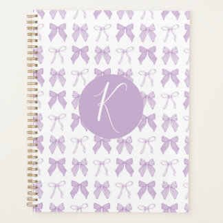 Purple Coquette Bow Personnaliser le planificateur