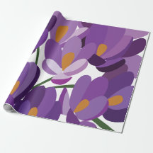 Purple Crocus Floral