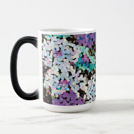 Purple Crystal Floral Blooms Verwandlungstasse