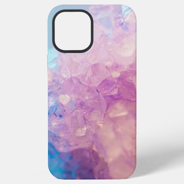 Purple Crystal iPhone 12 Pro Max Hülle (Rückseite)
