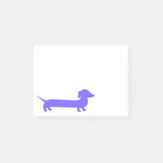 Purple Dachshund Cute Doxie Post-it Klebezettel