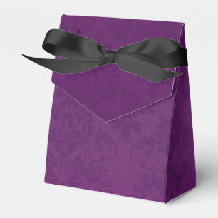 Purple Damask Elegant Ballotins du parti Halloween