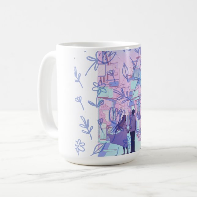 Purple date kaffeetasse (Vorderseite Links)