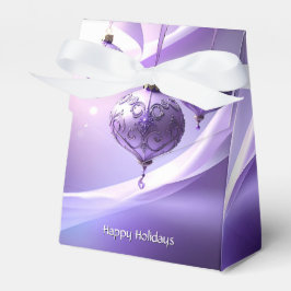 Purple Decorative Christmas Ball Holiday Gift Box Geschenkschachtel