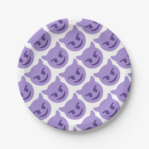 Purple Devil Emoji Pappteller