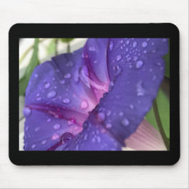 Purple Dewdrop Morning Glory Mousepad