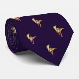 Purple Dinosaur Pattern Work, Professional Men's Krawatte