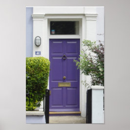 Purple Door Print Poster
