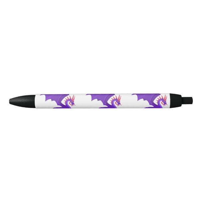 Purple dragon cartoon kugelschreiber (Vorderseite)