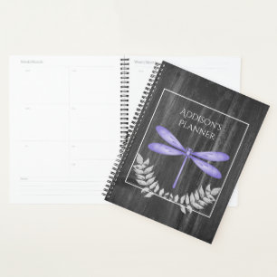 Purple Dragonfly Russe Planner