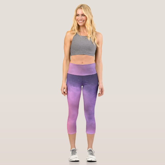 Purple dust capri leggings (Vorderseite)