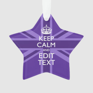 Purple Elegance Gardez Le Calme Votre Texte Union 