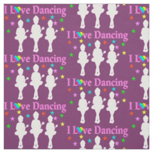PURPLE ET ROSE J'AIME DANSER BALLET TISSU