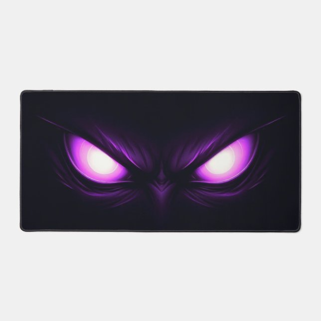Purple Eyes Mouse Pad Schreibtischunterlage (Vorderseite)