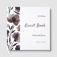 Purple Floral Botanical Wedding