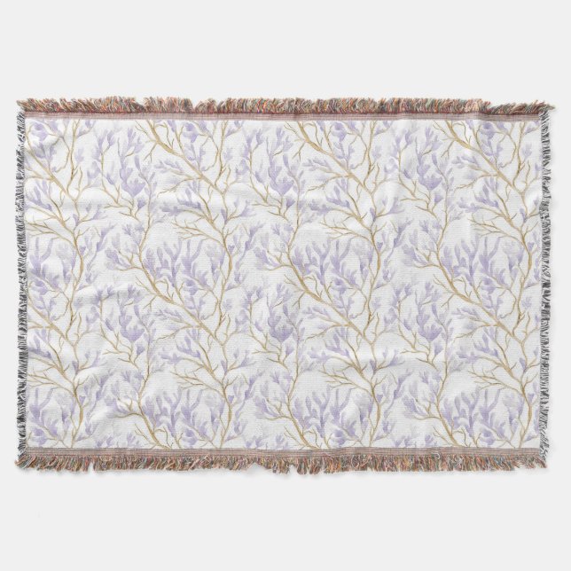 Purple Floral Decke (Vorderseite)