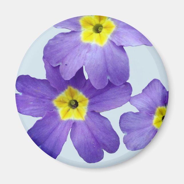 Purple Flowers Foto Magnet (Vorne)