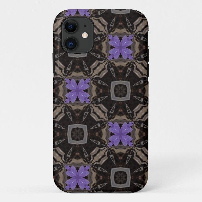 Purple Flowers iPhone5 Fall Case-Mate iPhone Hülle (Rückseite)