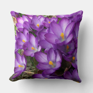 Purple Flowers Kissen