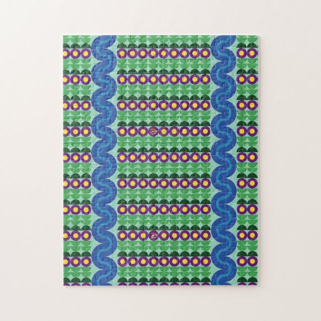 Purple Flowers - Puzzle (Vertikal)