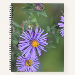 Purple Flowers SpiralNotebook Notizbuch