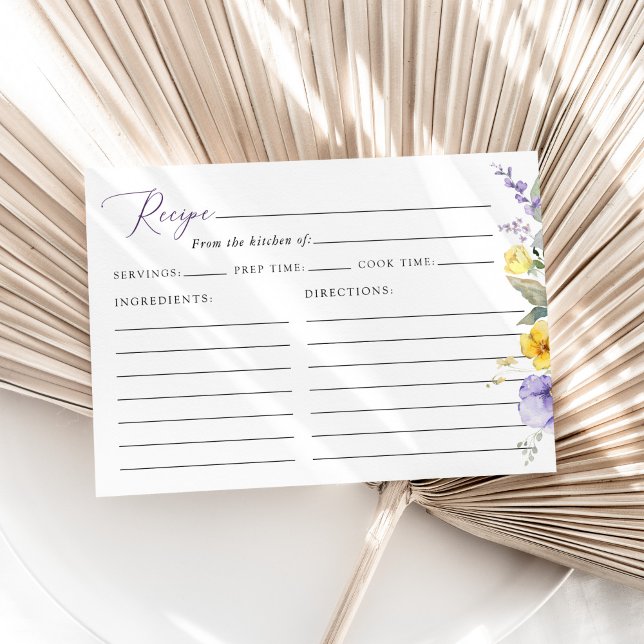 Purple Flowers, Yellow Flowers, Bridal Recipe (Von Creator hochgeladen)