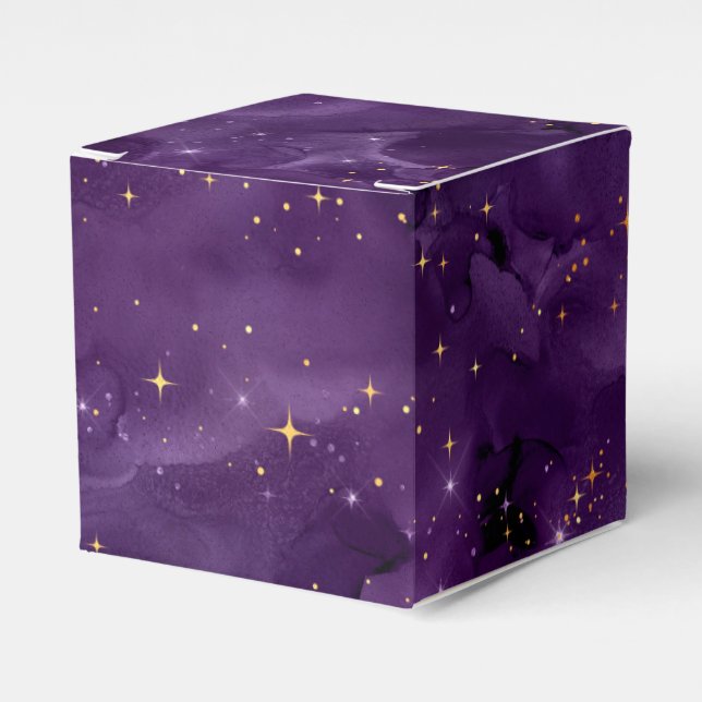 Purple Galaxy Series Design 8 Geschenkschachtel (Vorderseite)
