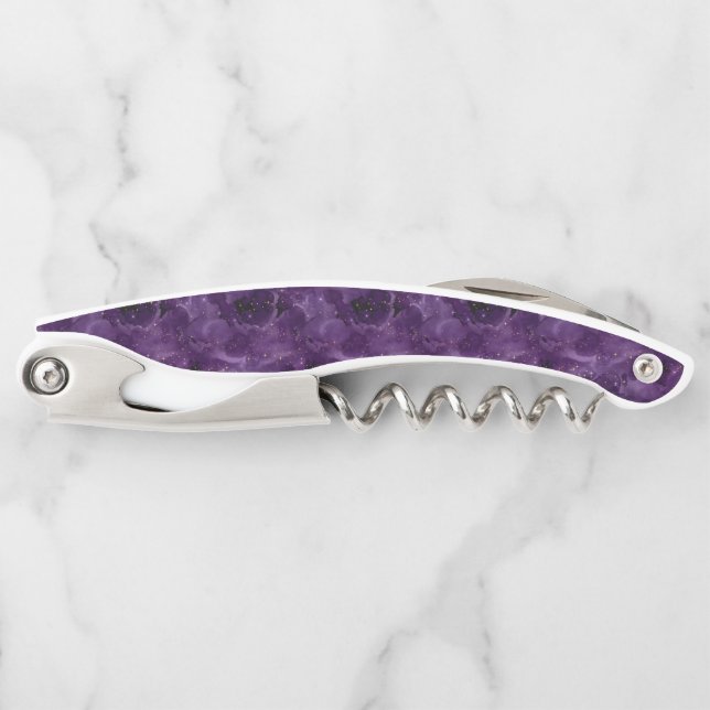 Purple Galaxy Series Design 8 Kellnermesser (Vorderseite)