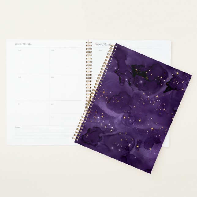 Purple Galaxy Series Design 8 Planer (Anzeige)