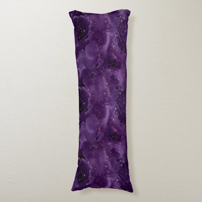 Purple Galaxy Series Design 8 Seitenschläferkissen (Vorderseite Vertikal)