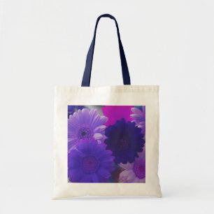 Purple Gerbera Daisy Fleurs Sacs fourre-tout d'art