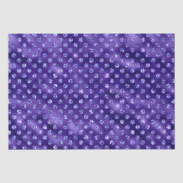 Purple Glam Galaxy Glitter Sparkle Design Seidenpapier