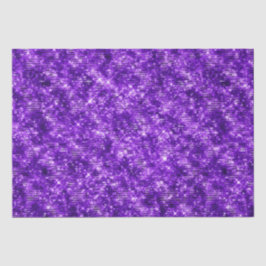 Purple Glitter Sparkle Glam Elegant Design Seidenpapier