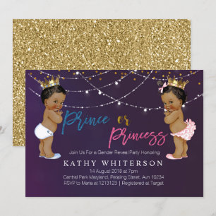Purple Gold genre révéler Invitation