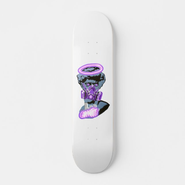 purple graffiti skateboard (Vorne)