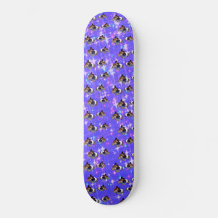 Purple Guinea Pig Sparkle, Skate Board Skateboard