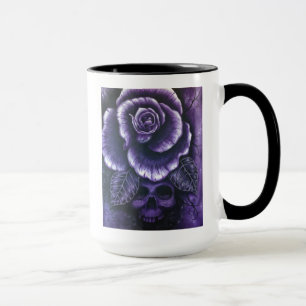 "Purple Haze" Crâne à deux tons et Mug Rose