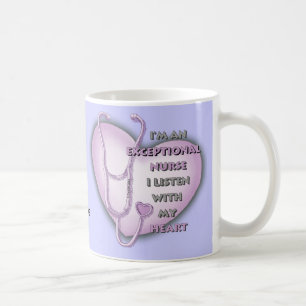 Purple Heart außergewöhnliche Pflegekraft Kaffeetasse