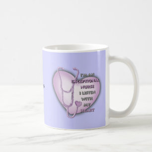 Purple Heart außergewöhnliche Pflegekraft Kaffeetasse