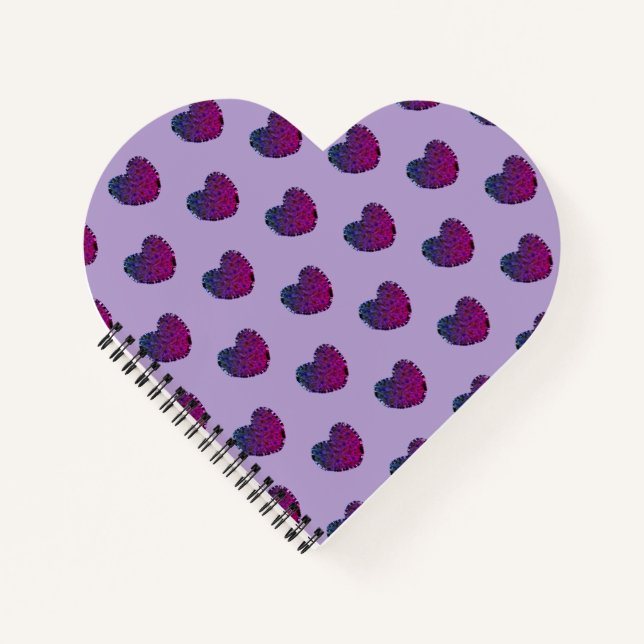 Purple Heart Notebook Notizbuch (Vorderseite)