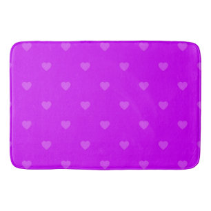 Purple Hearts Badematte