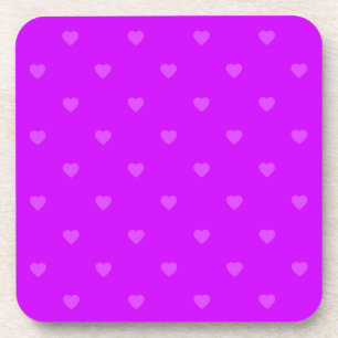 Purple Hearts Getränkeuntersetzer
